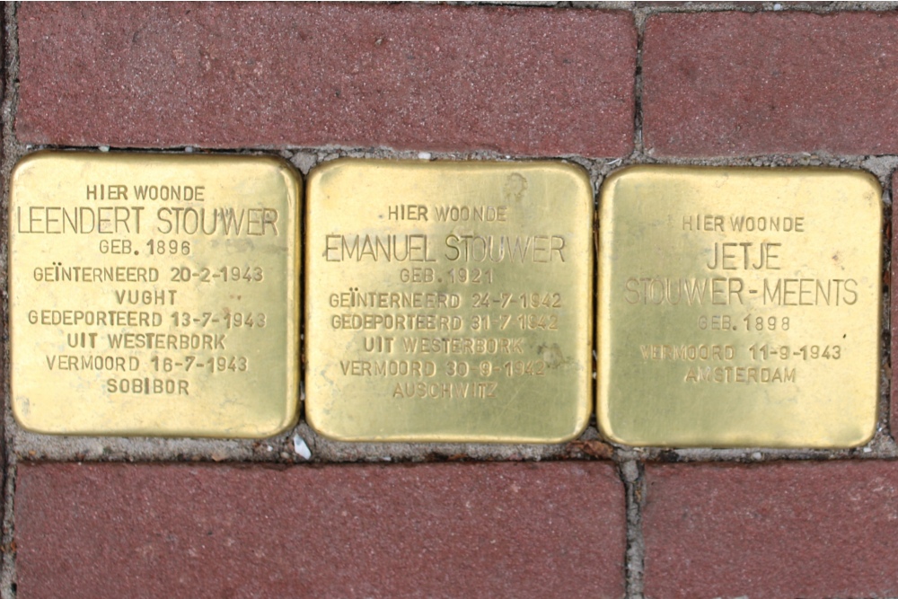 Stolpersteine Waterlooplein voormalig 91-III