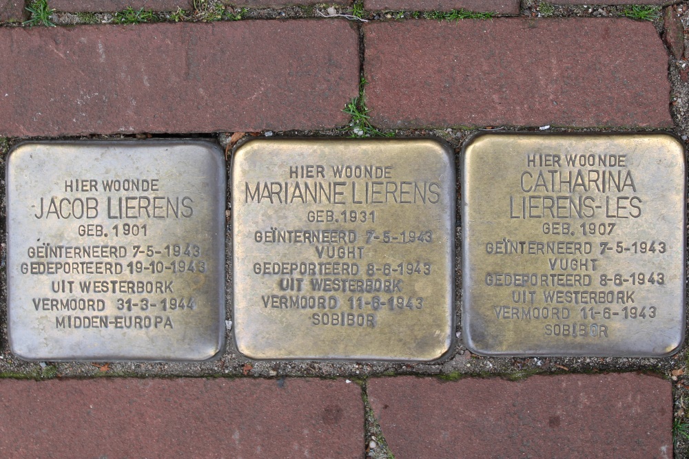 Stolpersteine Waterlooplein voormalig 93-I