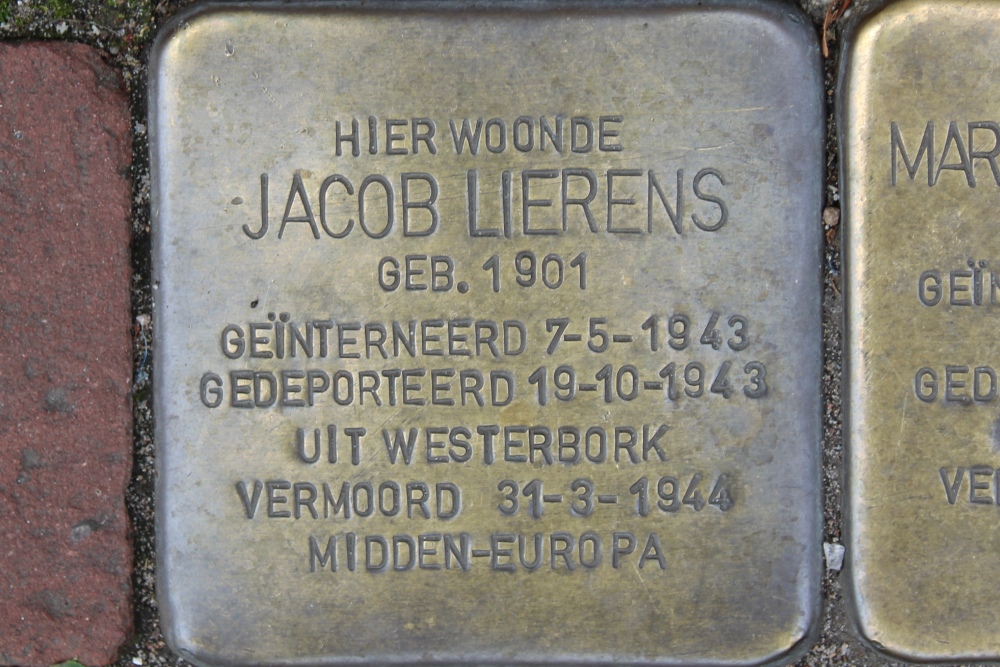 Stolpersteine Waterlooplein voormalig 93-I #2