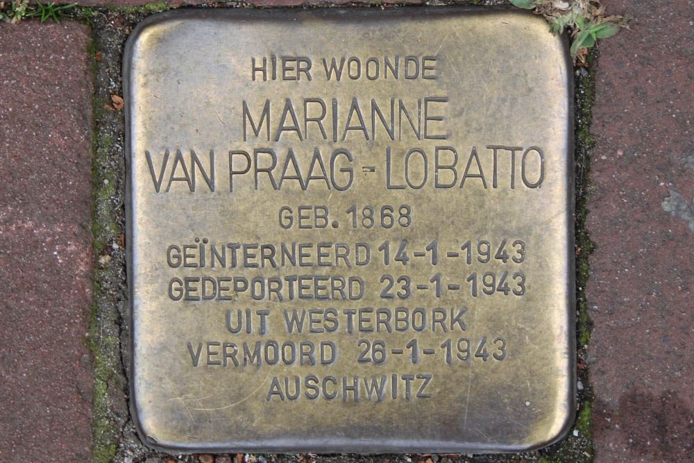 Stolperstein Waterlooplein voormalig 99-I