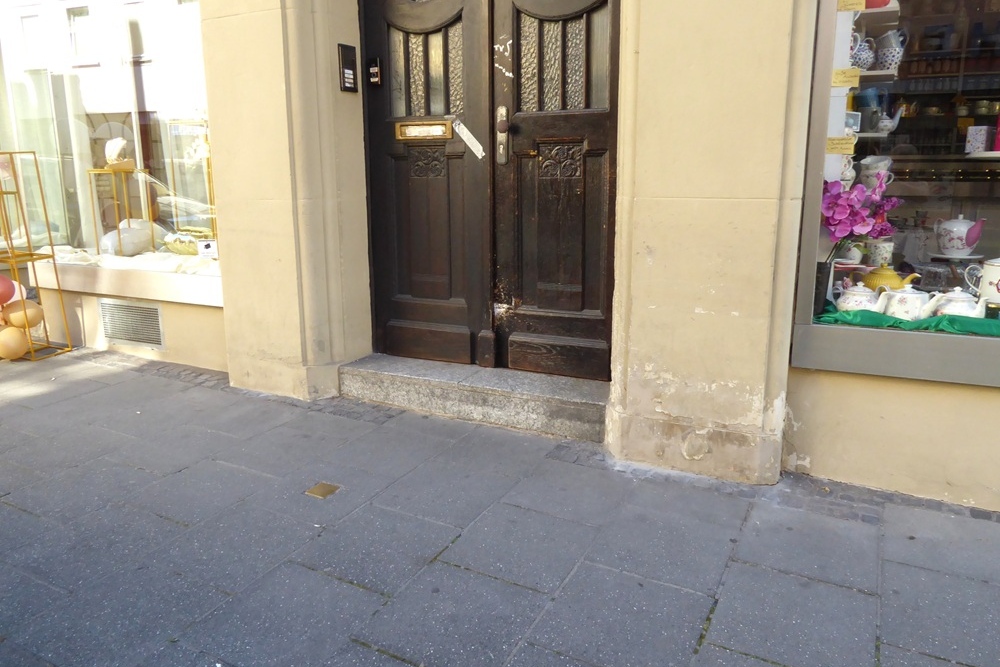 Stumbling Stone Webergasse 26 #2