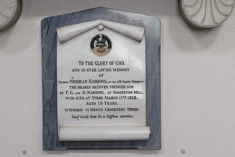 Memorials St Michael and All Angels Somerton #7