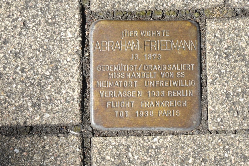 Stolperstein Ketschendorfer Strasse 2  