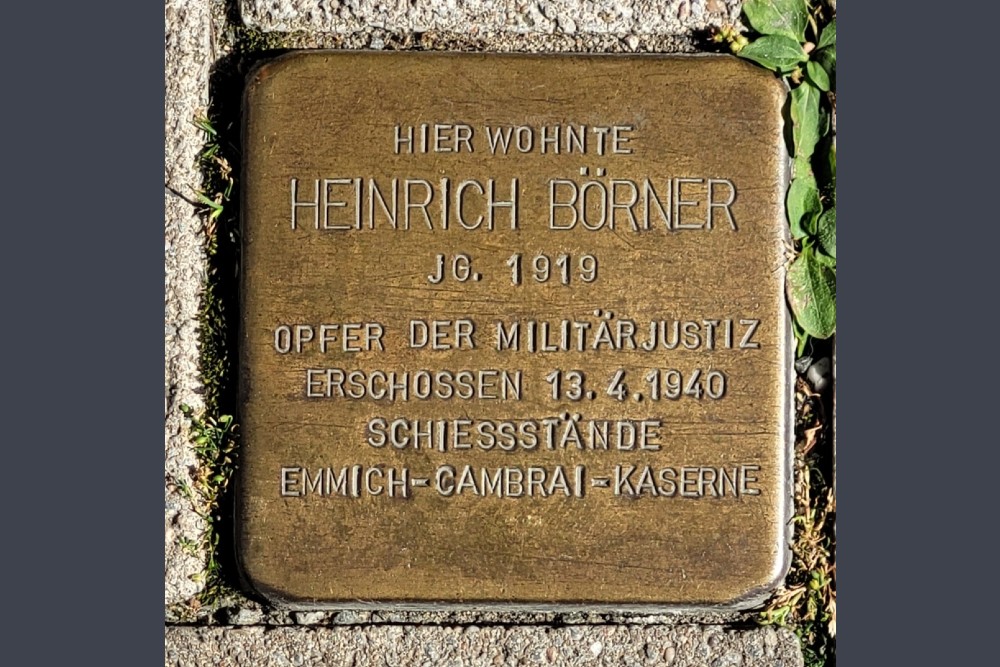 Stolperstein Bohlendamm 4