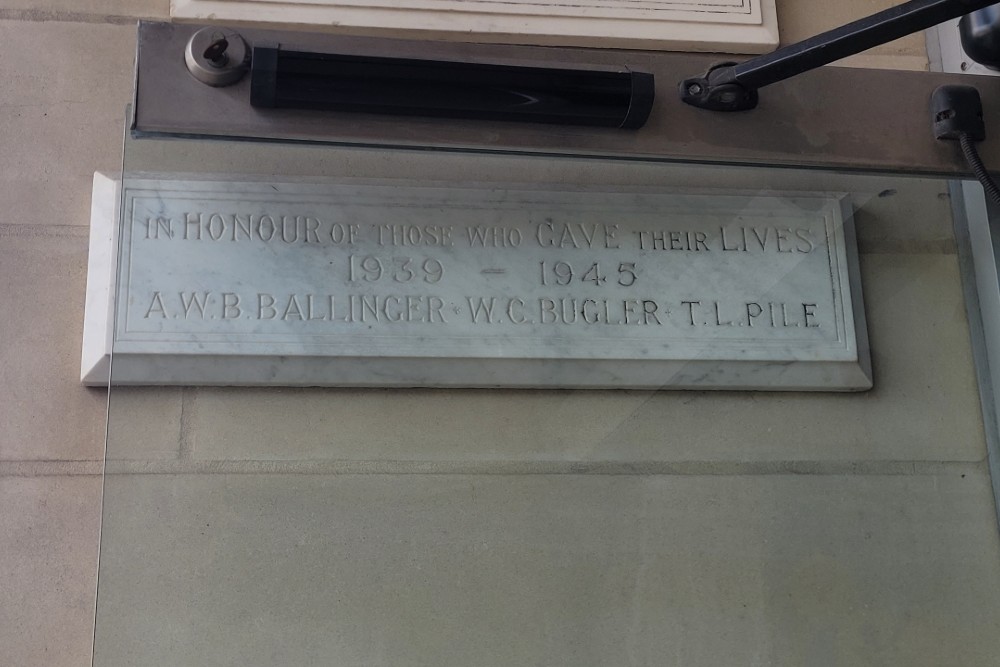 Memorials Post Office Dorchester #3