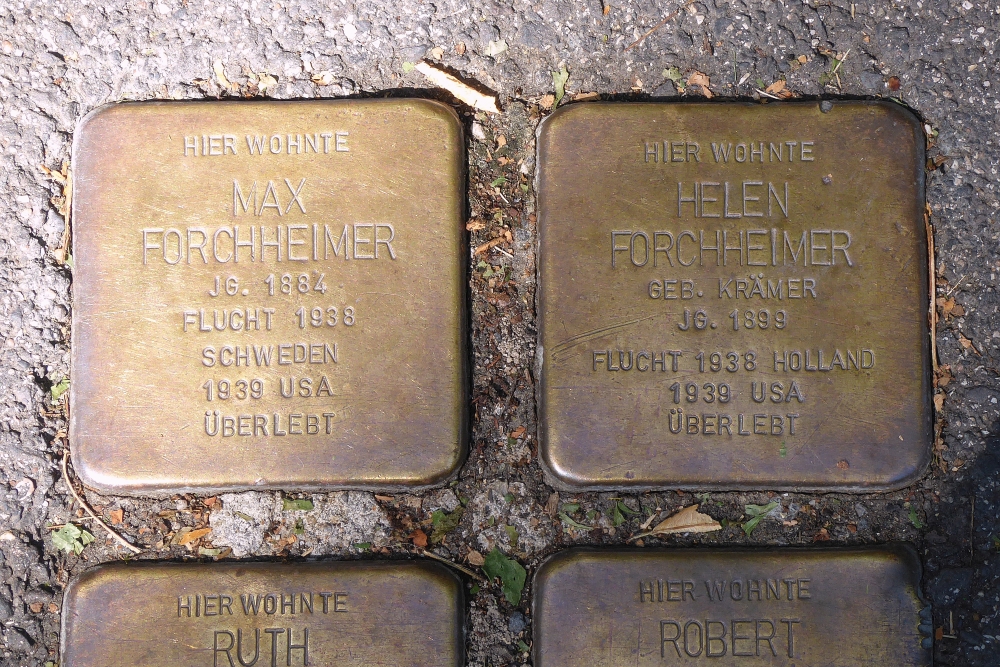 Stumbling Stones Bahnhofstrasse 28   #4