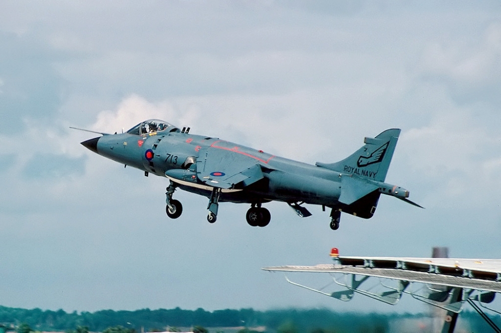 Crash Site Sea Harrier FRS1  #1