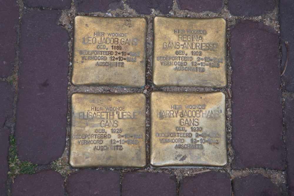 Stolpersteine Nieuwe Doelenstraat 4 (voormalig A 152) #1
