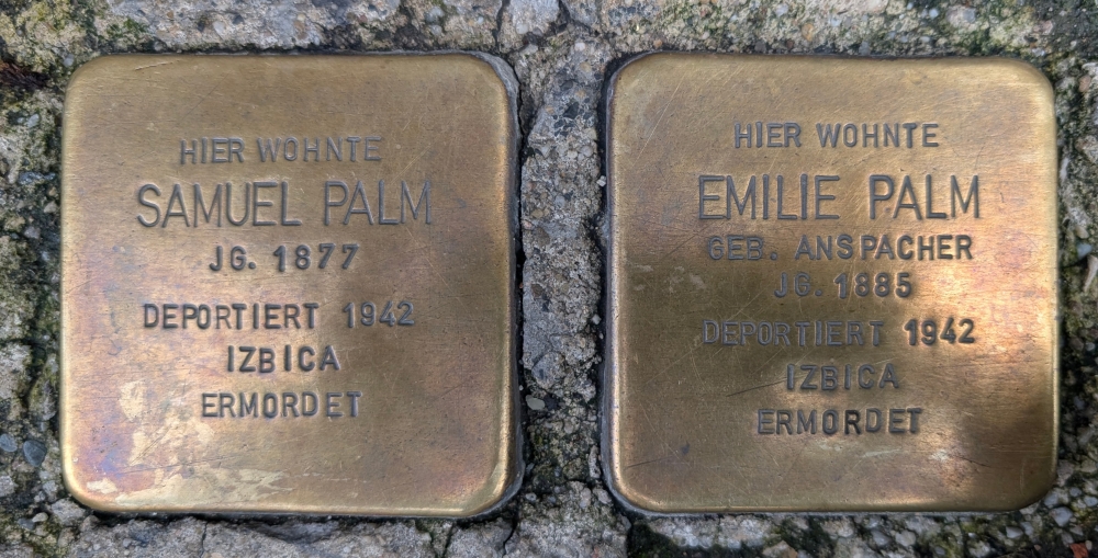 Stumbling Stones Luitpoldstraße 28
