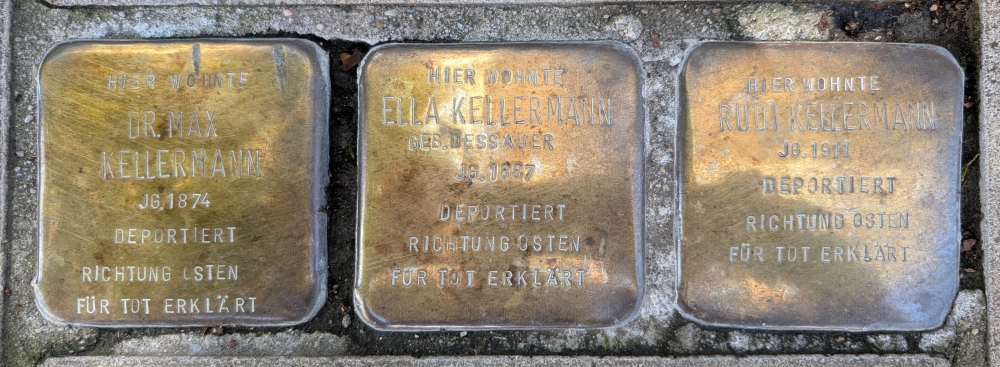 Stolpersteine Hainstraße 4 #1