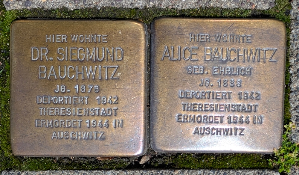 Stumbling Stones Hainstraße 7