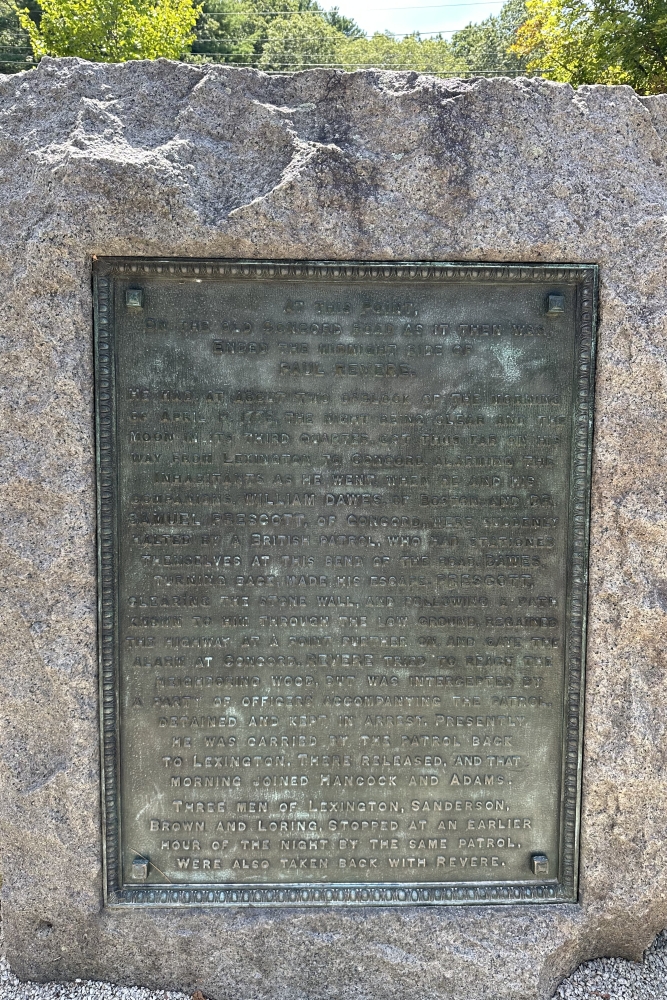 Paul Revere Capture Site #2