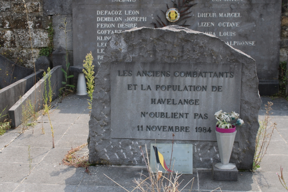 Oorlogsmonument Havelange Begraafplaats	 #2