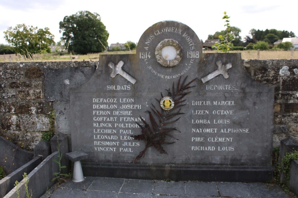 Oorlogsmonument Havelange Begraafplaats	 #3