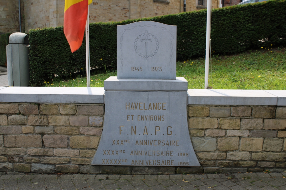 Gedenkteken F.N.A.P.G. Havelange	