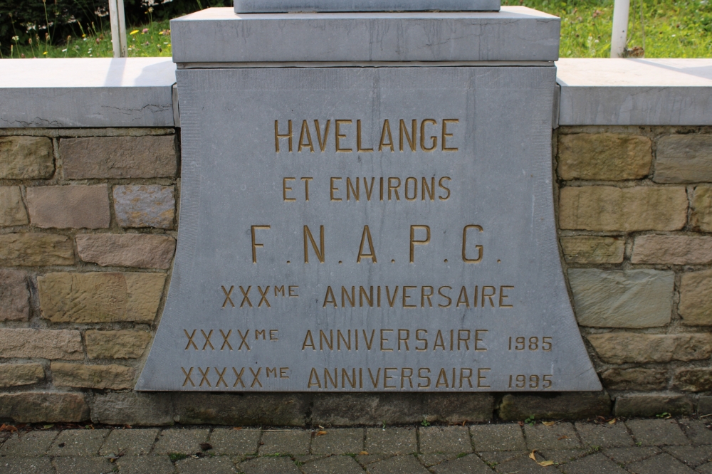 Gedenkteken F.N.A.P.G. Havelange	 #2
