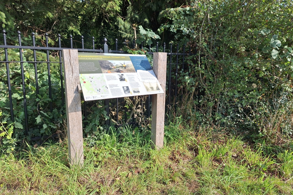 Information board Bombing of Gorssel 8 March 1945