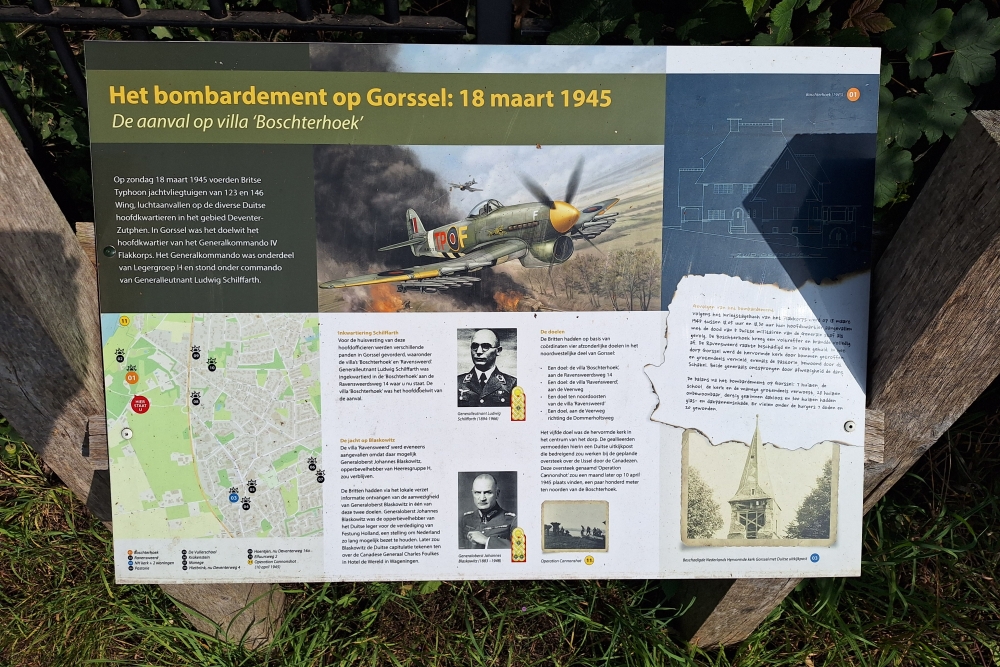 Information board Bombing of Gorssel 8 March 1945 #2
