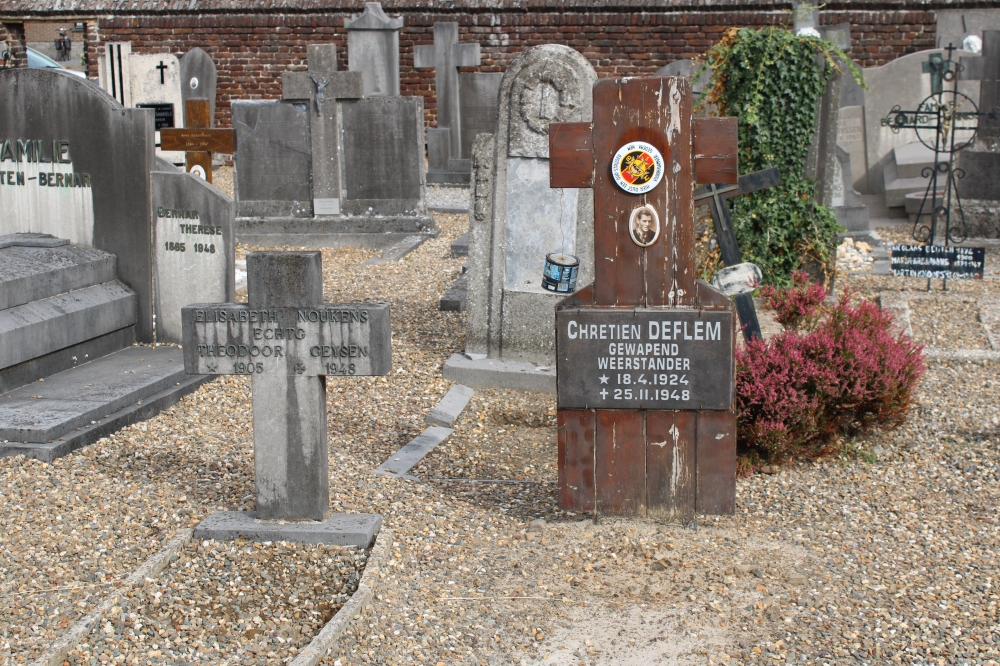 Belgische Graven Oudstrijders Stokkem Oude Begraafplaats #2