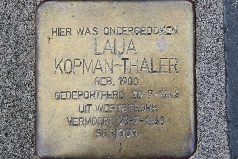 Stolpersteine Zwaluwenweg 1 #4