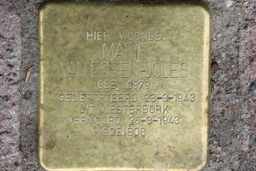 Stumbling Stone Graaf Wichmanlaan 41