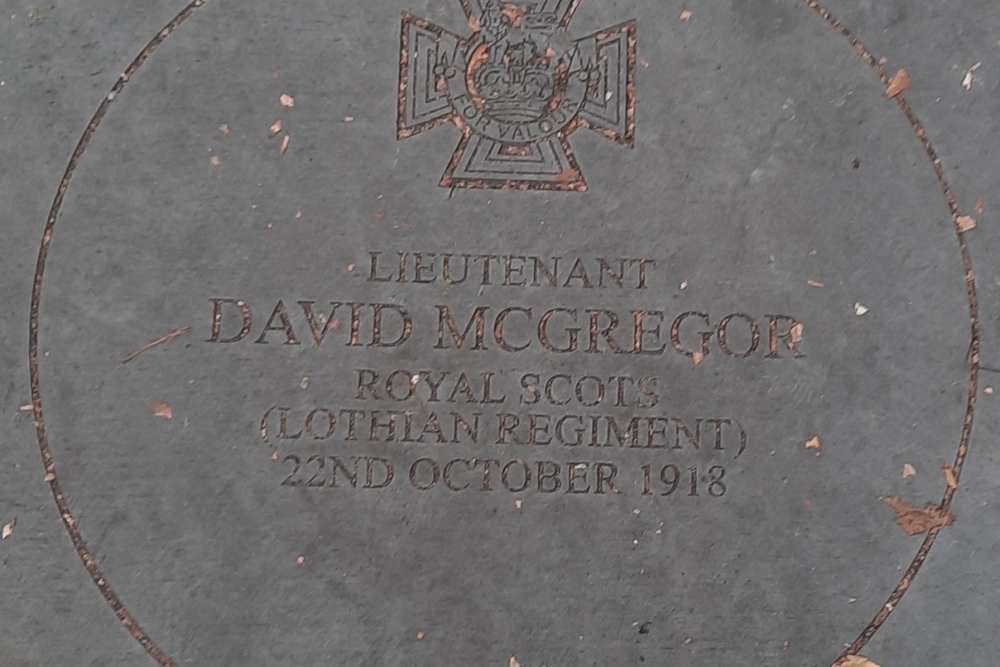Victoria Cross Paving Stone D. McGregor