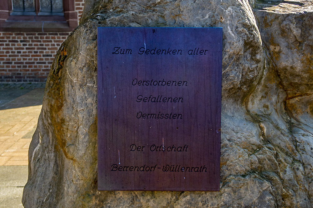 Gedenksteen Berrendorf  #2