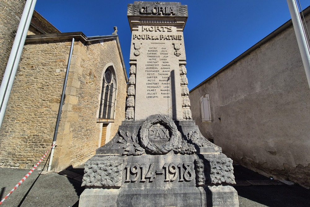 War Memorial  Longeau-Percey      #2
