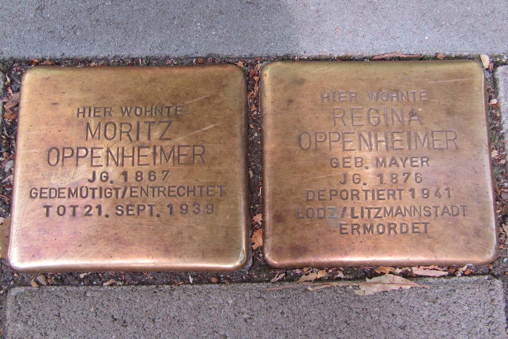 Stolpersteine Wittekindstraße 38-40