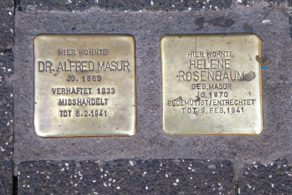 Stumbling Stones Mohrenstrasse 26 #1