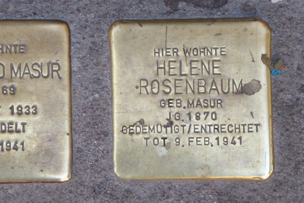 Stumbling Stones Mohrenstrasse 26 #5