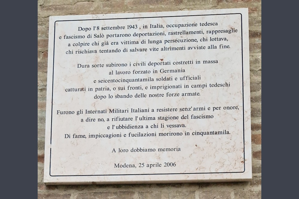Plaque Modena