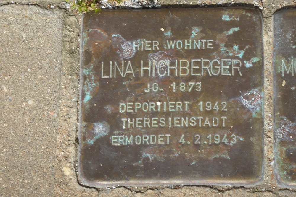 Stumbling Stones Obere Bachgasse 26 #4