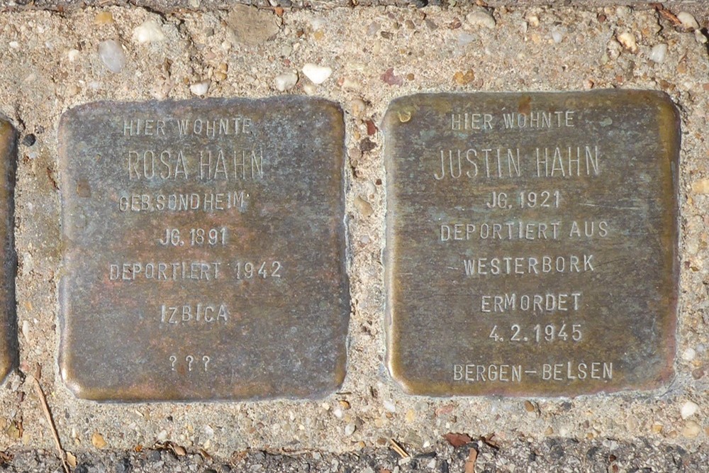 Stumbling Stones Innere-Sulzfelder-Straße 6 #5