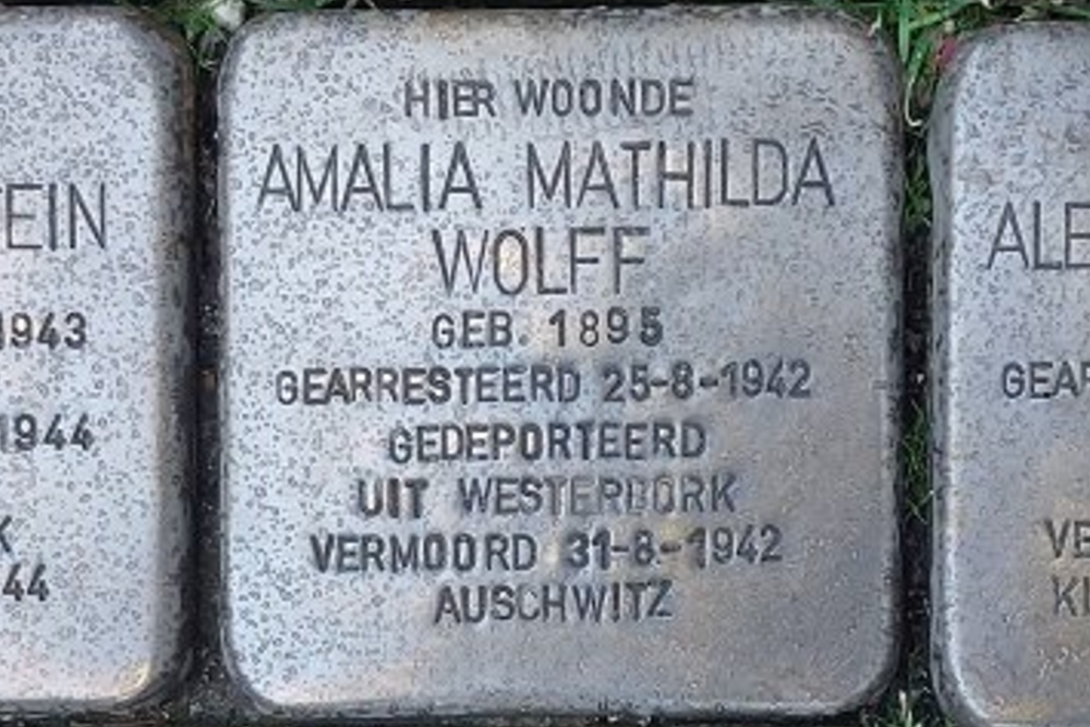 Stumbling Stones Klaasstraat 17 #6