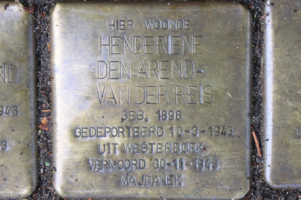 Stolpersteine Stieltjeslaan 20 #3