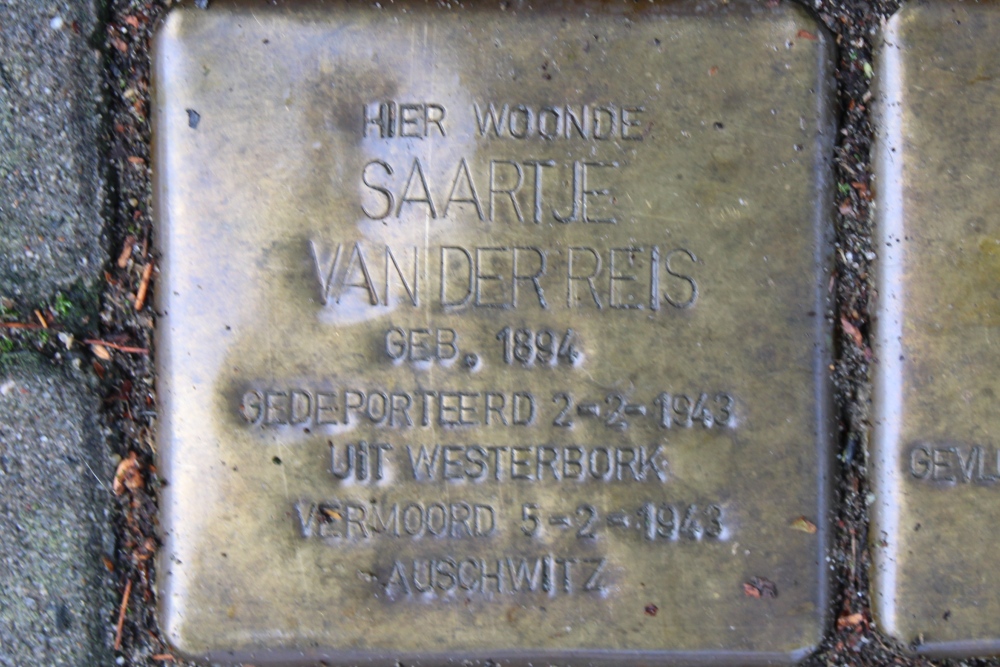 Stolpersteine Stieltjeslaan 20 #5