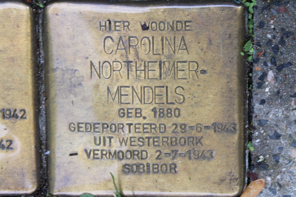 Stumbling Stones Castorstraat 10 #3