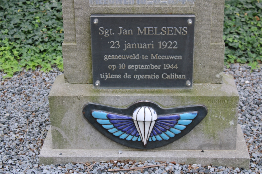 Memorial Belgian Paratrooper Sergeant Jan Melsens #3