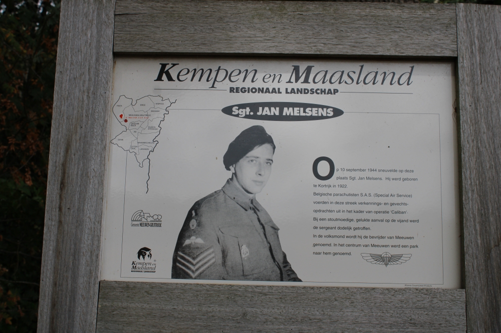 Memorial Belgian paratrooper Sergeant Jan Melsens #3