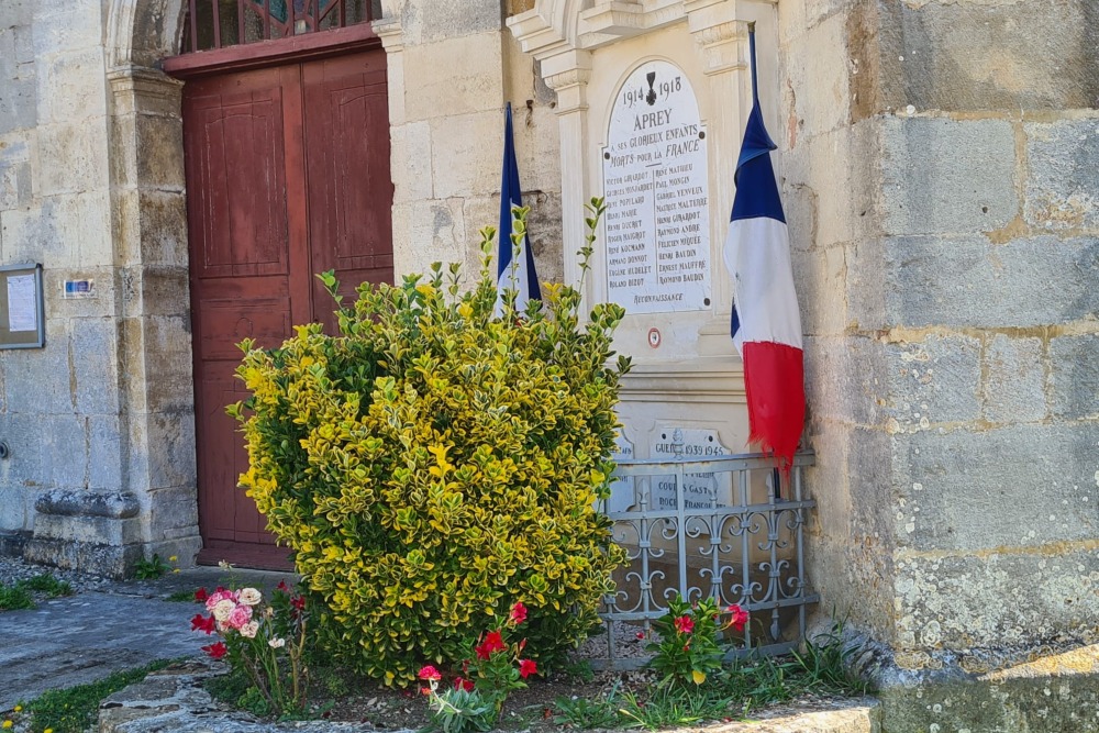 Oorlogsmonument Aprey