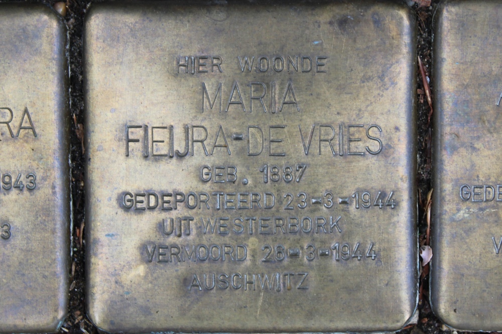 Stumbling Stones Reestraat 41 #3