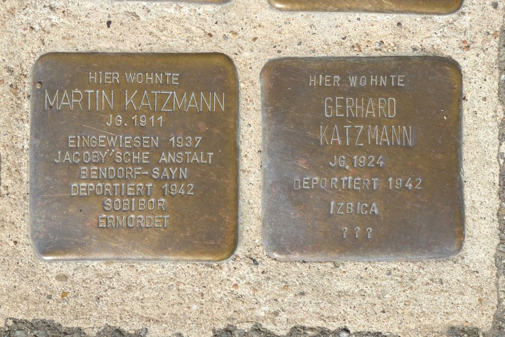 Stumbling Stones Bismarckstraße 4 #5