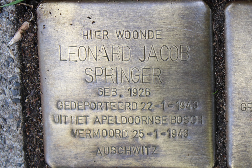 Stolpersteine Vaartweg 89 #2