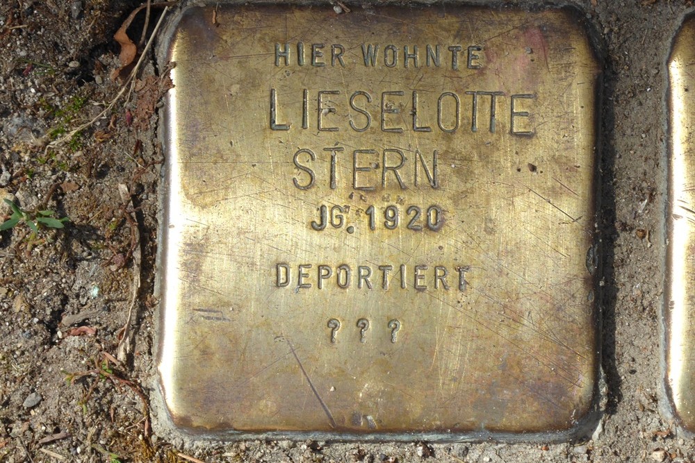 Stolpersteine Rosenstraße 3 #4