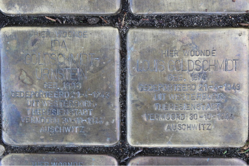 Stumbling Stones Burgemeester Schooklaan 12 #4
