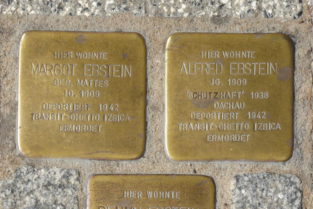 Stumbling Stones Luitpoldstrasse 14 #4