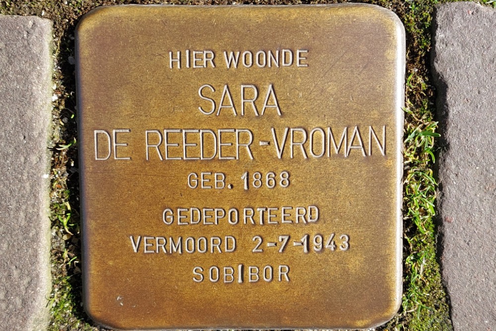 Stolperstein Hoogstraat 158 #2