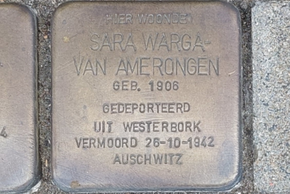Stumbling Stones Aleidastraat 150a #3