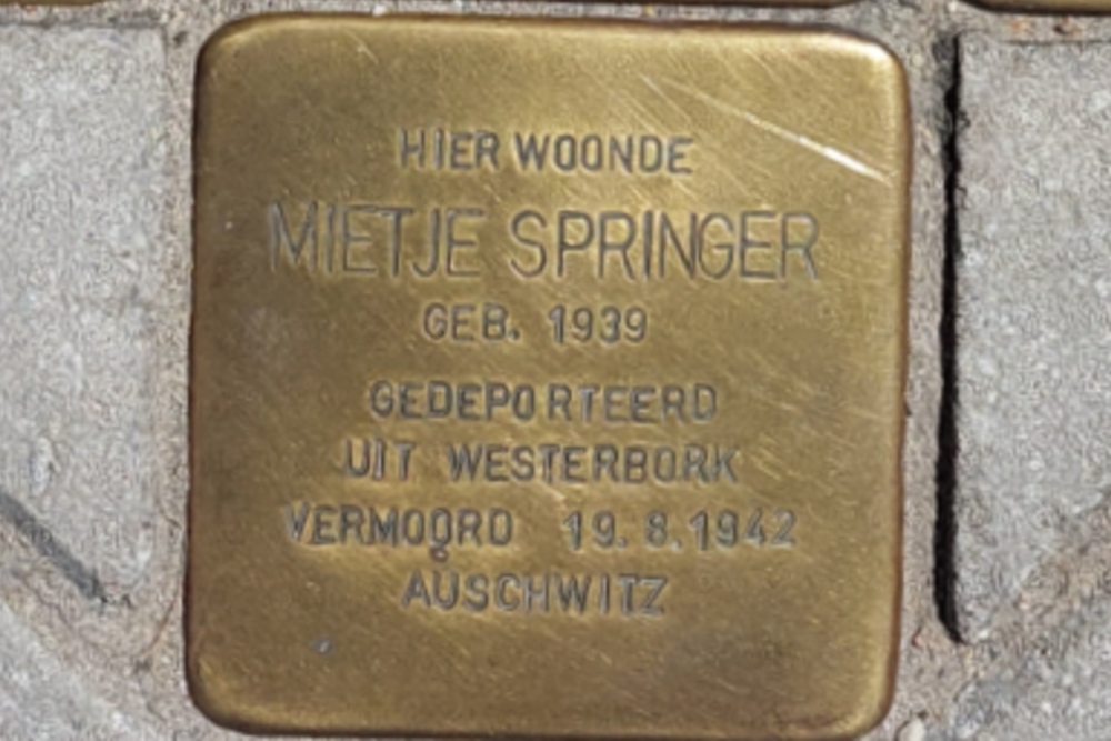 Stolpersteine Van Schwindenstraat 55b #8
